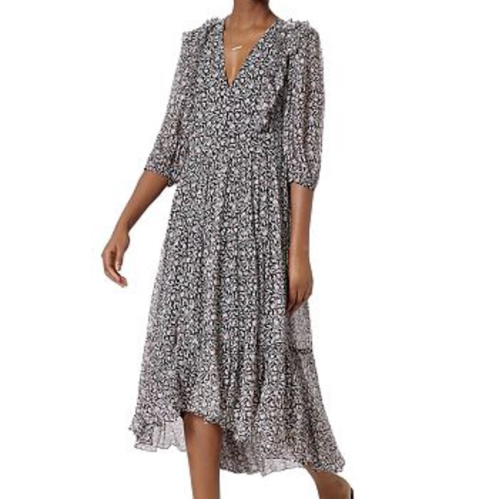 Joie Tobey Floral Midi Dress
